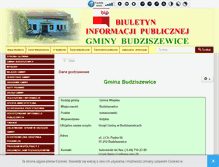 Tablet Screenshot of bip.budziszewice.net